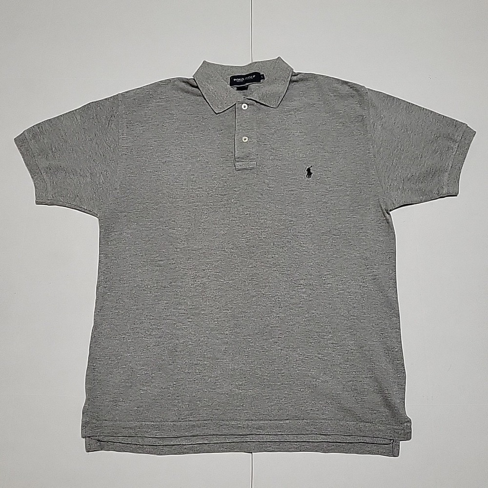 Polo Golf Ralph Lauren Collared Short Sleeve Shirt Mens Size S Gray